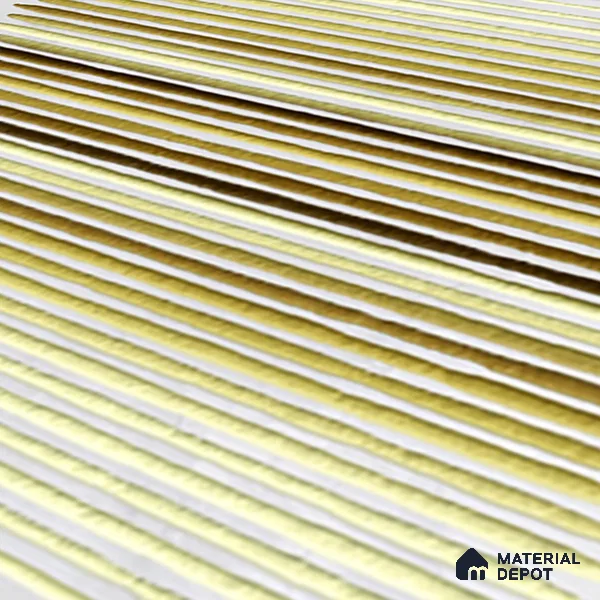 Highlighter Wall Tile TL 07240 Carvino 8001 GLM (Gold) 1 ft x 1 ft Ceramic Matte Finish - 9 mm | Suitable For Kitchen & Bathroom | 2 mm Spacer is Mandatory